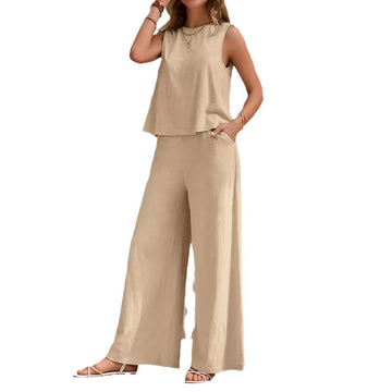 Casual Loose Pants Sets - Two Pieces